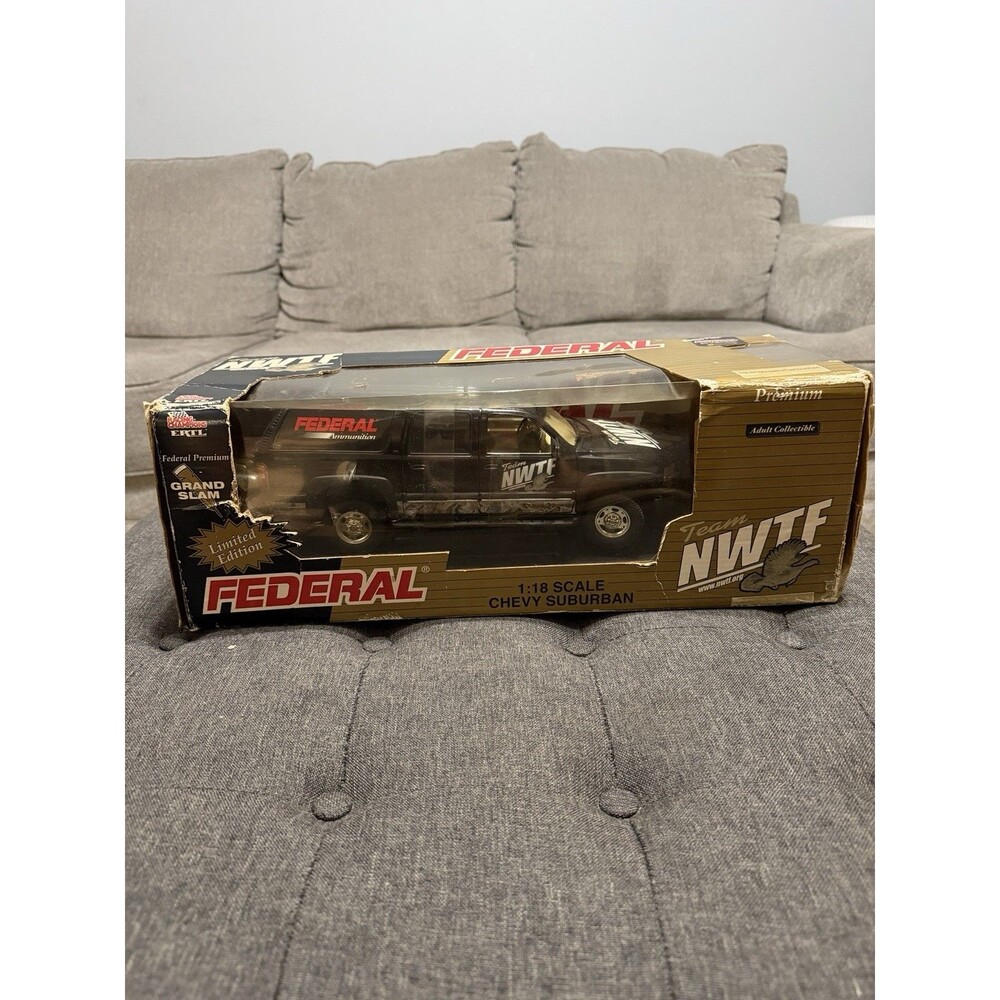 Ertl Chevy Suburban 1:18 Federal Ammunition Diecast Limited Edition